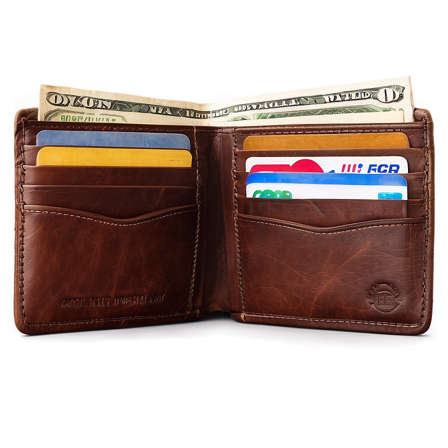 Bi-fold Wallet Png 05252024 PNG