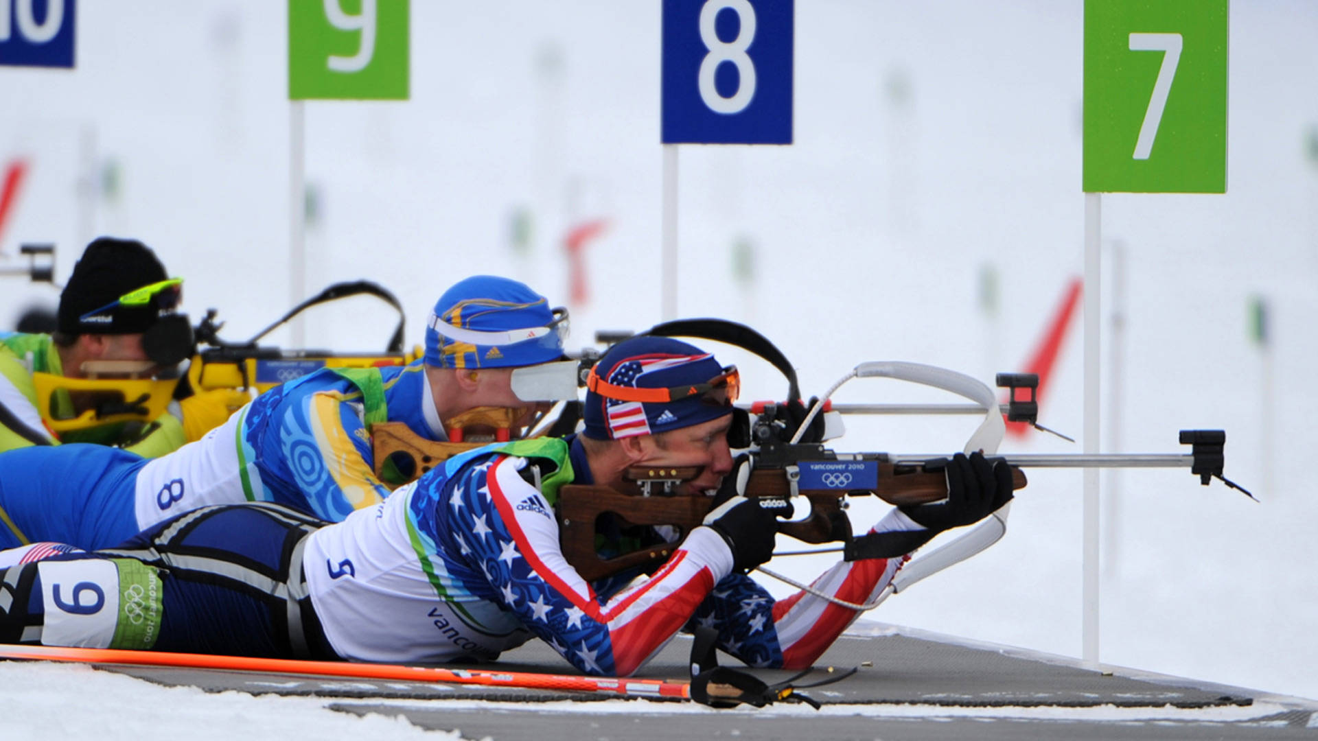 Biathlon Shooting Winter Olympics Canada Wallpaper