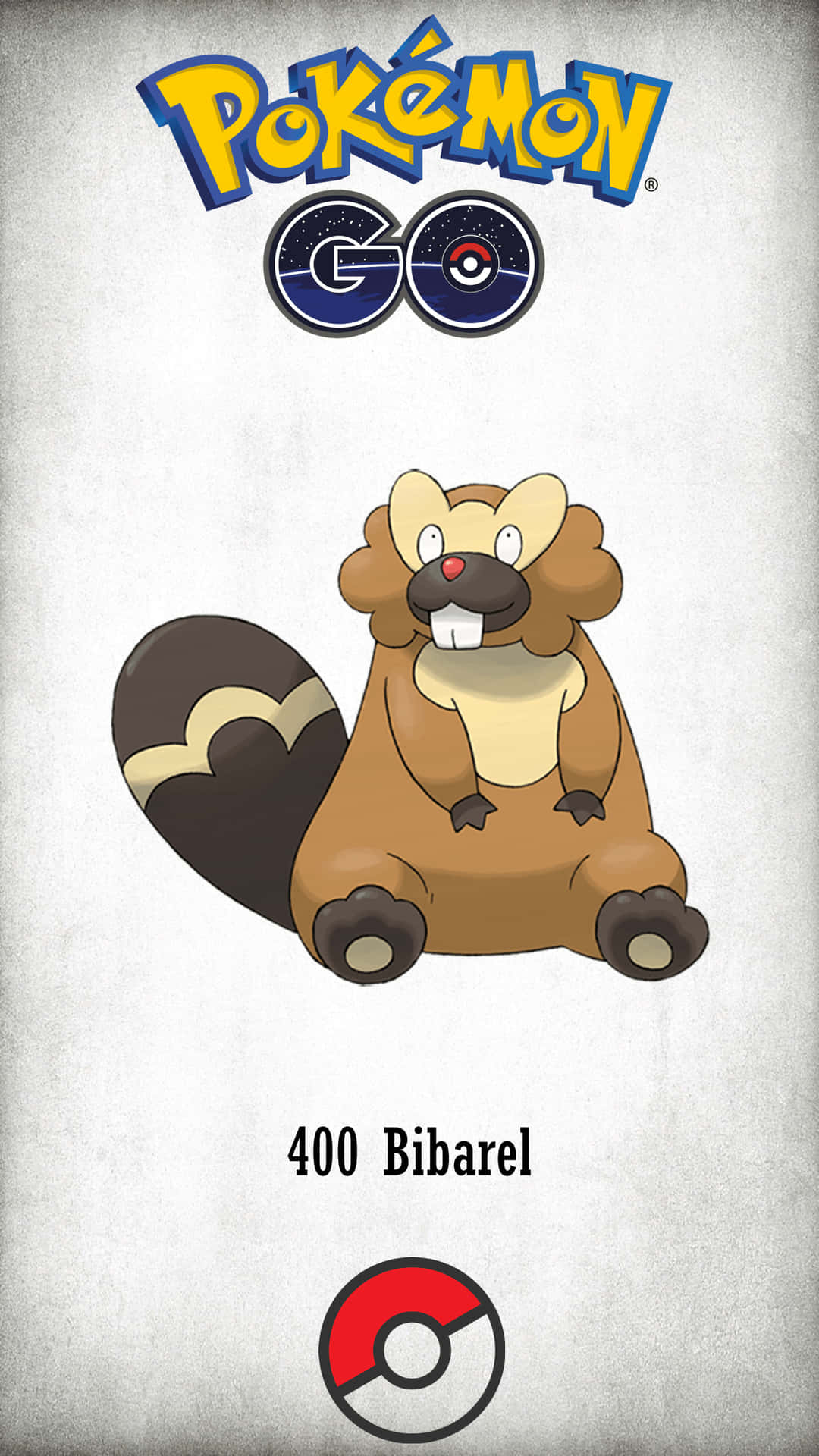 Bibarelpara Pokémon Go. Fondo de pantalla