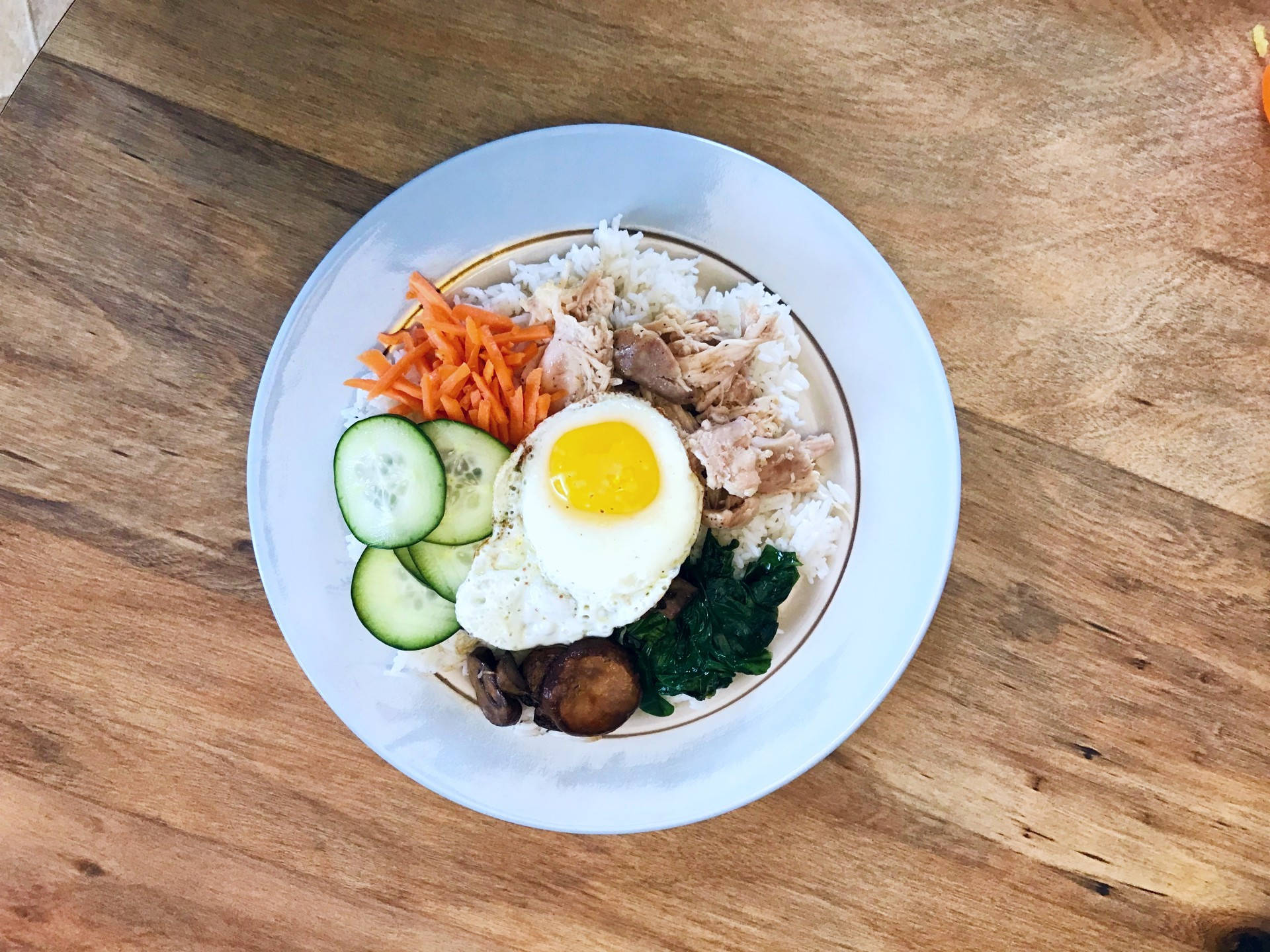 Bibimbap With Fresh Vegetables Picture