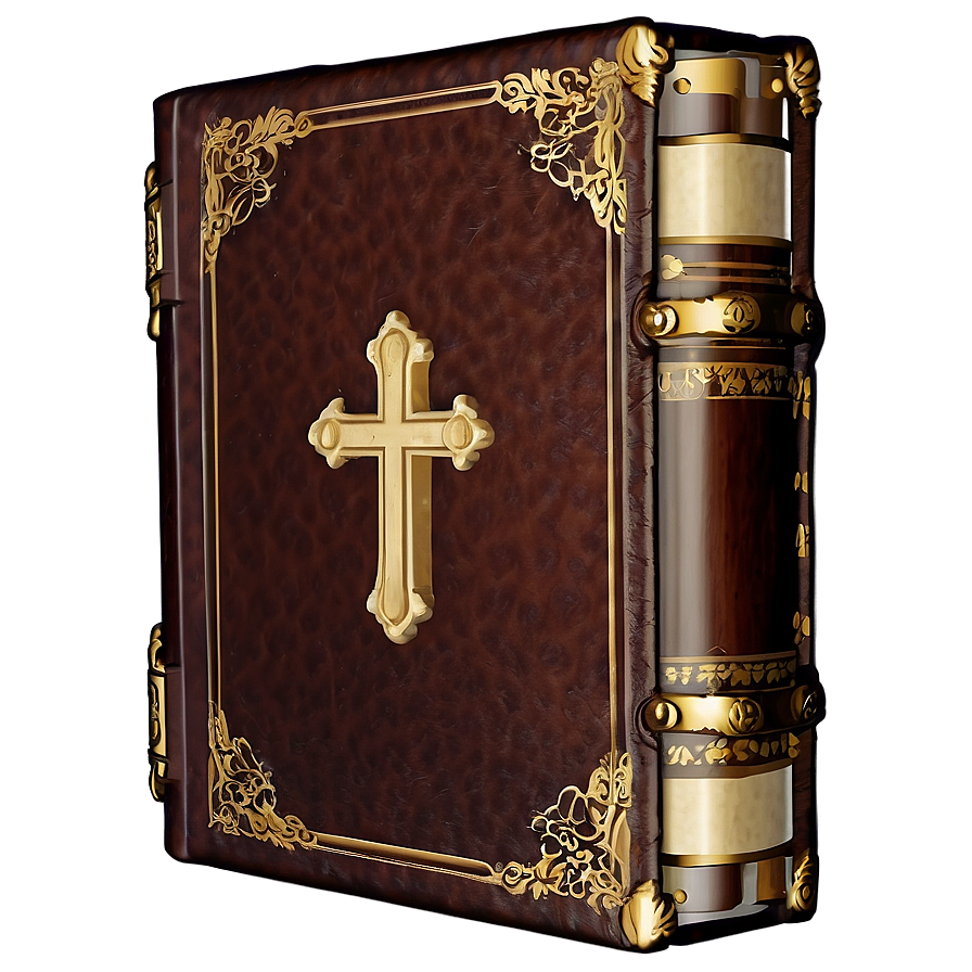 Bible In Vintage Case Png Udf PNG