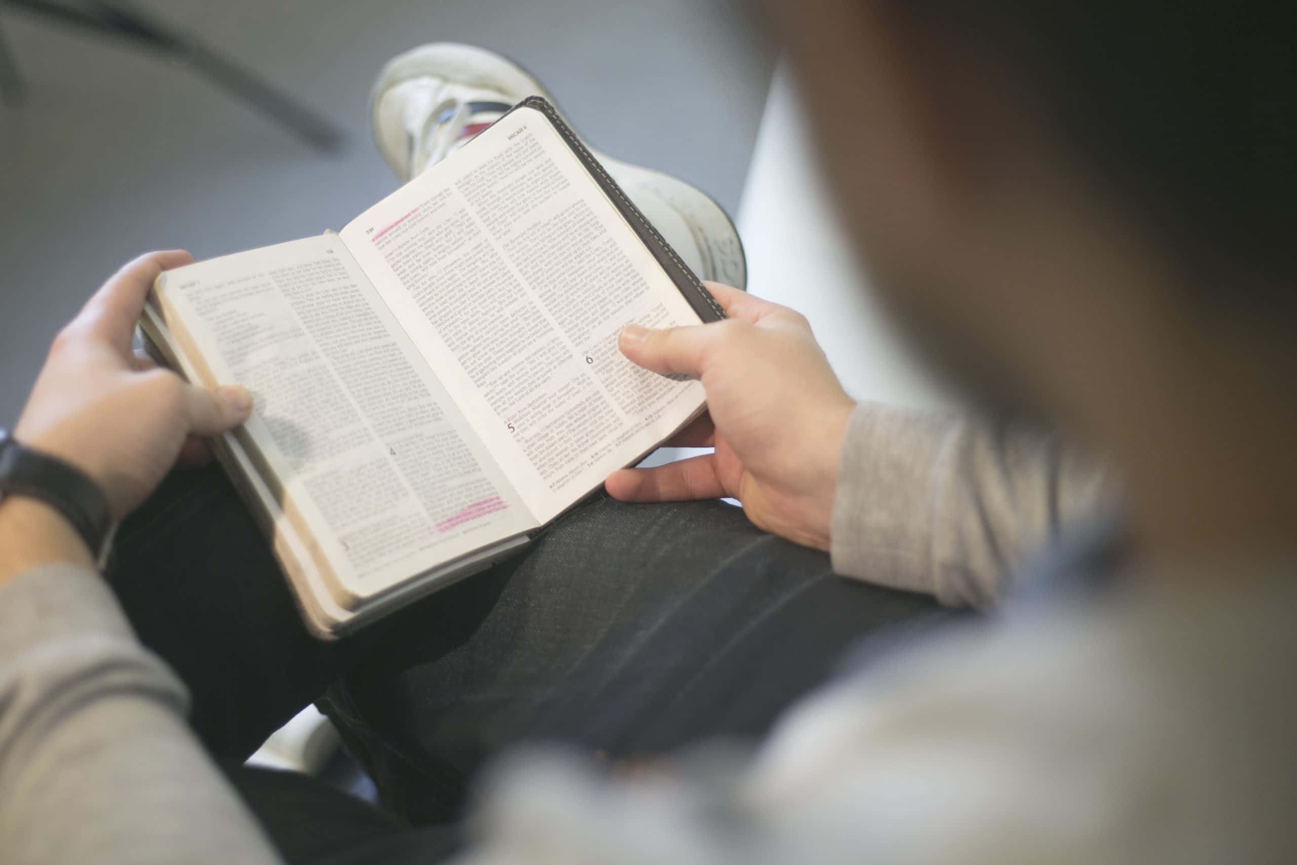1.  Discover Your Faith - An Open Bible