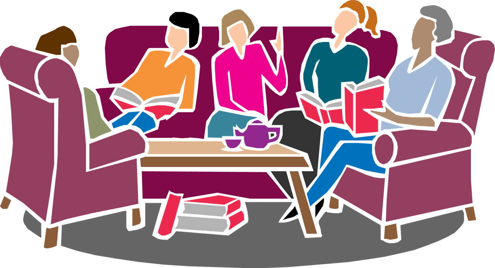 Bible Study Group Clipart PNG