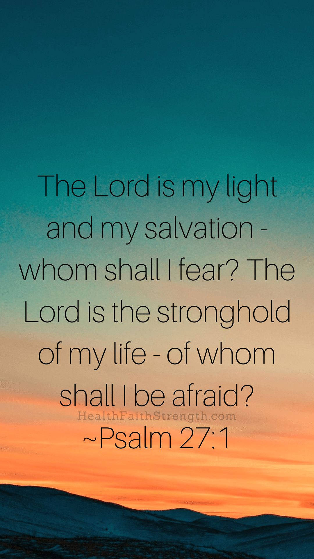 The Lord is My Shepherd - Psalm 23 Wallpaper