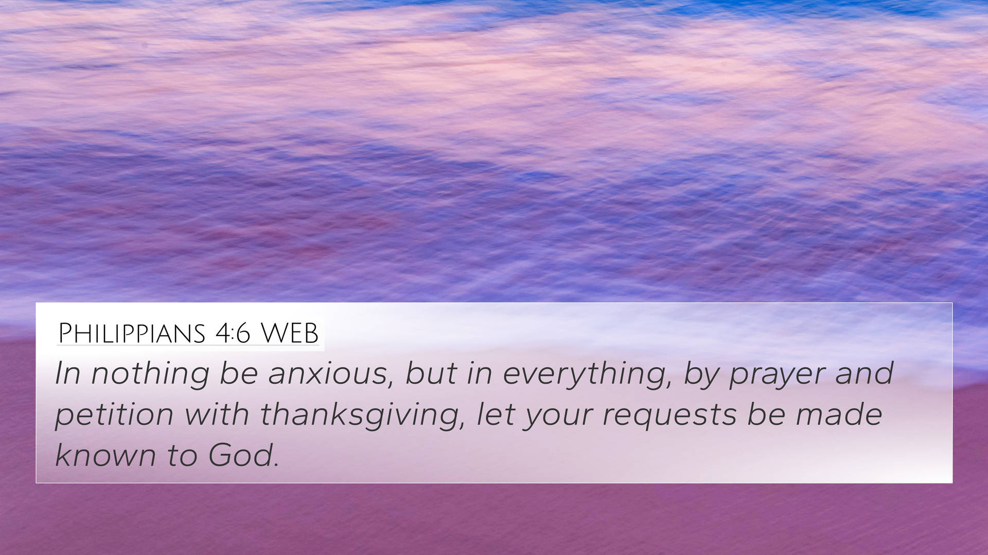 Bible Verse For The Anxious Wallpaper