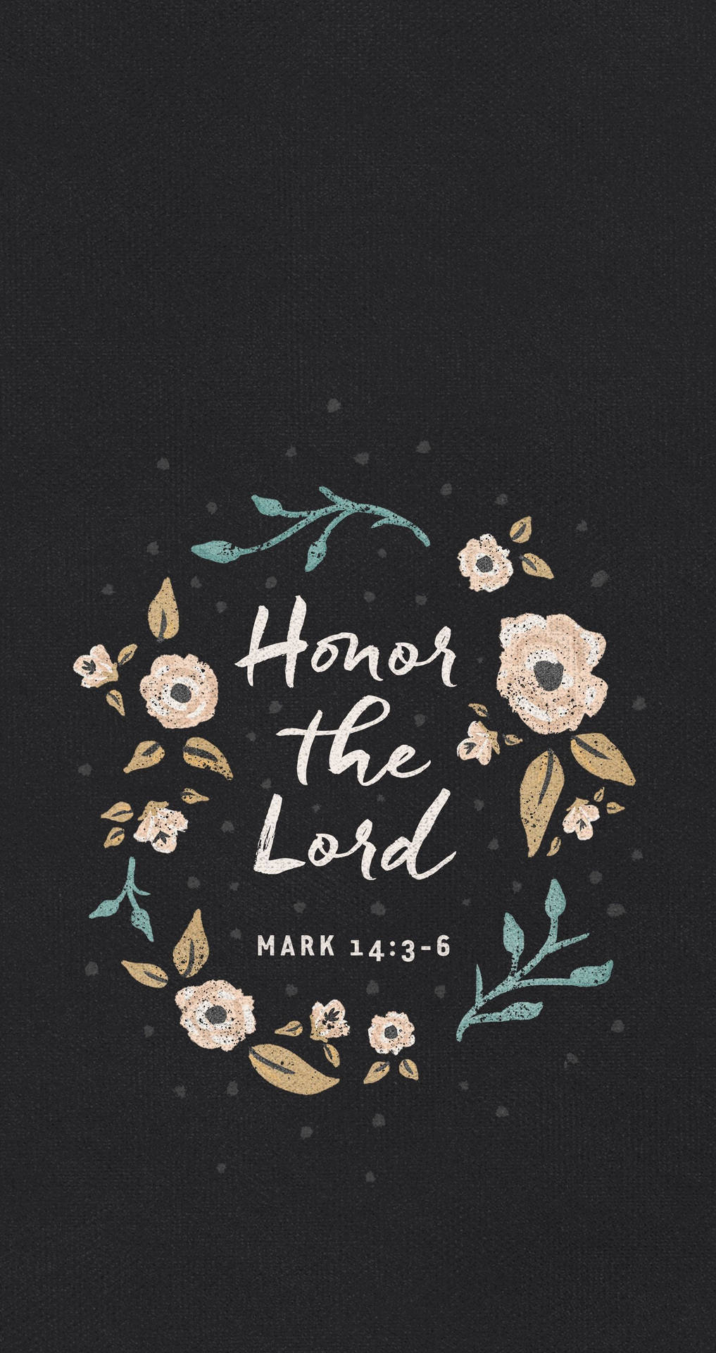 Bible Verse Mark 14:3 Artwork Wallpaper