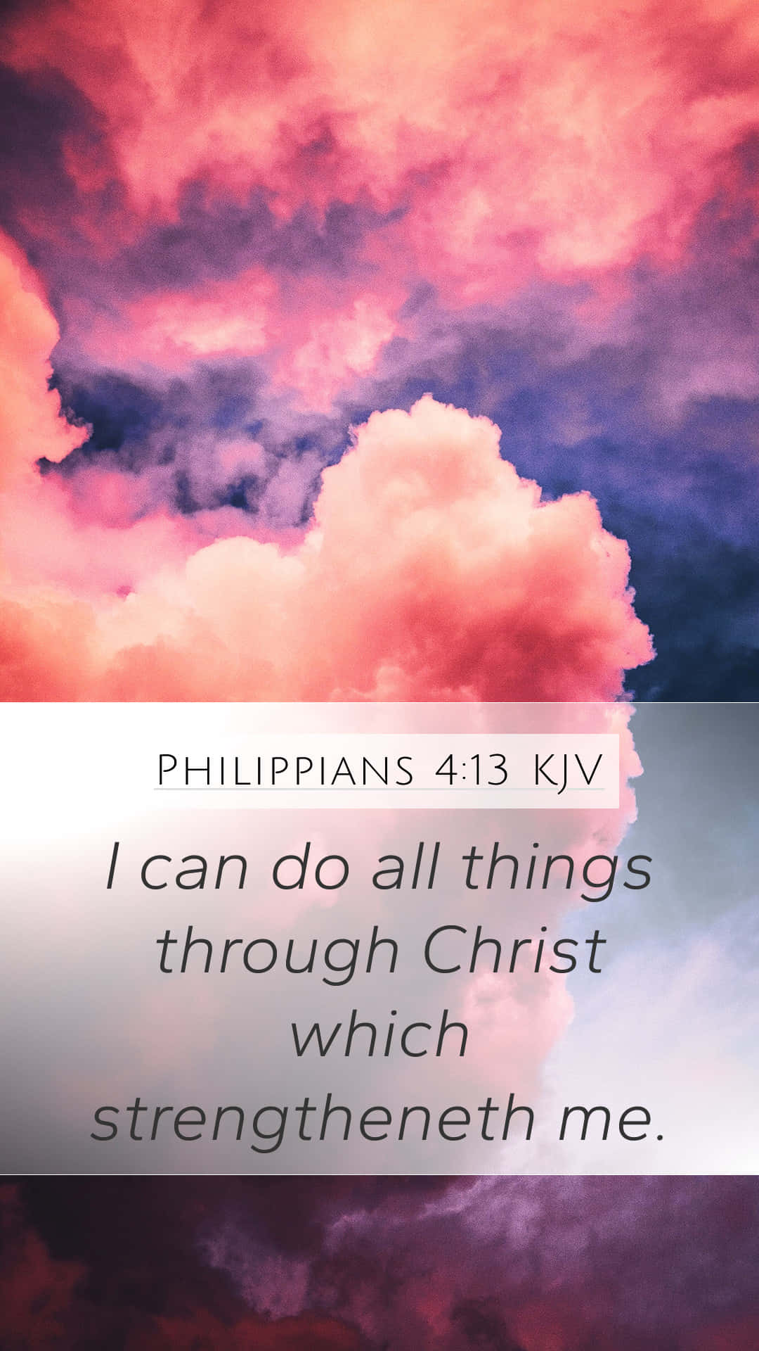 Filipensere 4:4 - Jeg kan gøre alle ting gennem Kristus, som styrker mig. Wallpaper