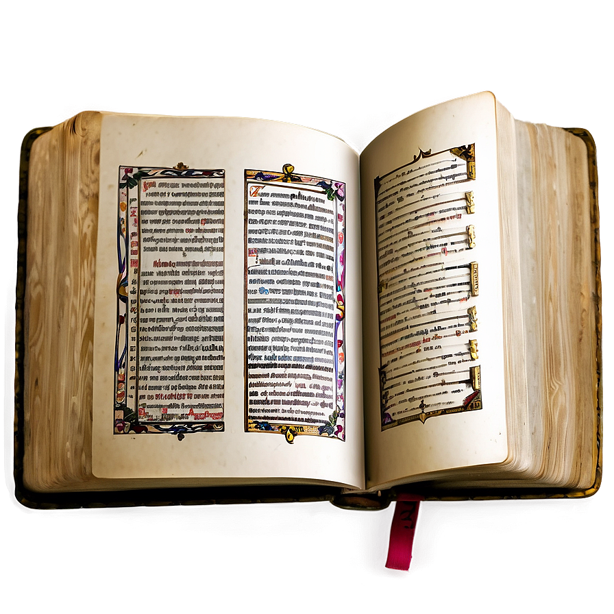 Bible With Bookmark Png 05032024 PNG