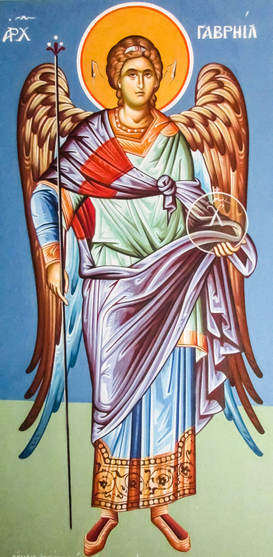 Biblical Angel Long Stick Wallpaper