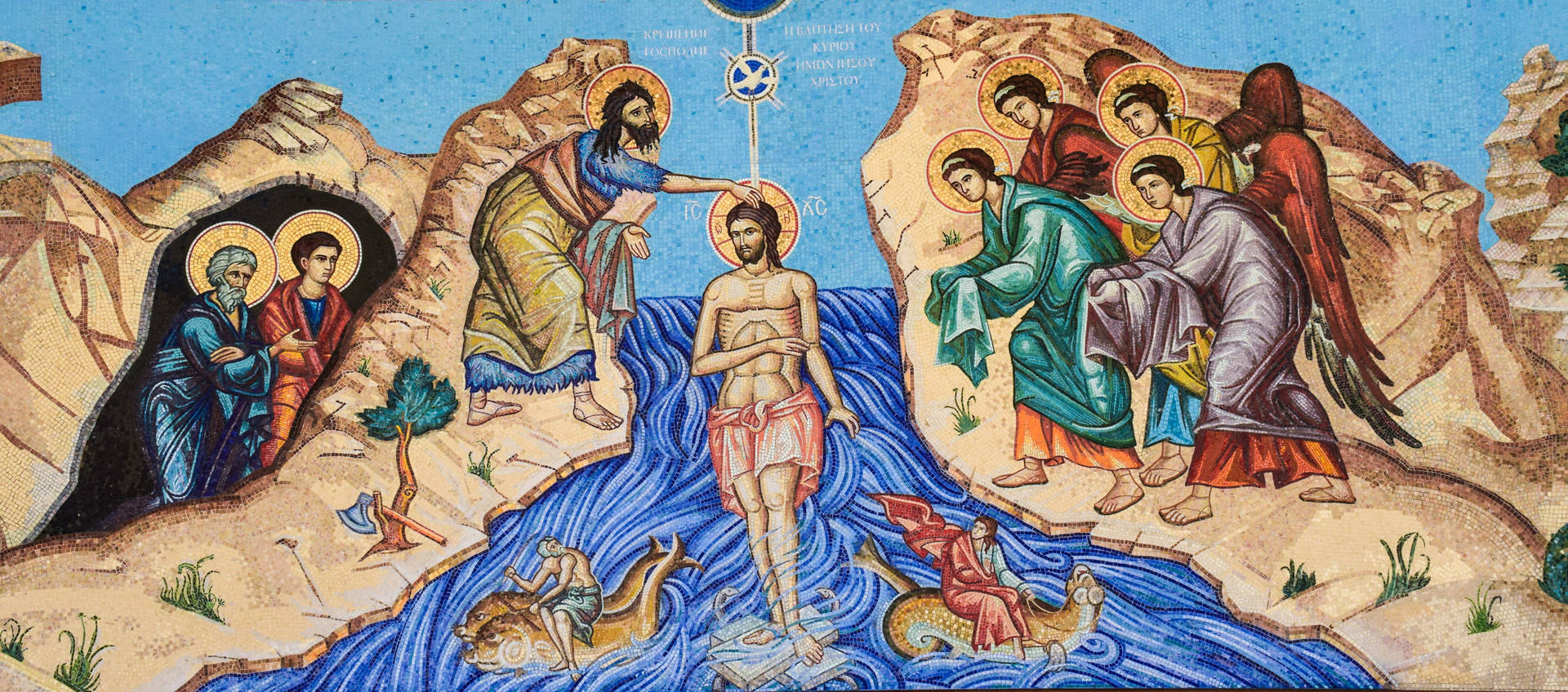 Biblical Angels On A River