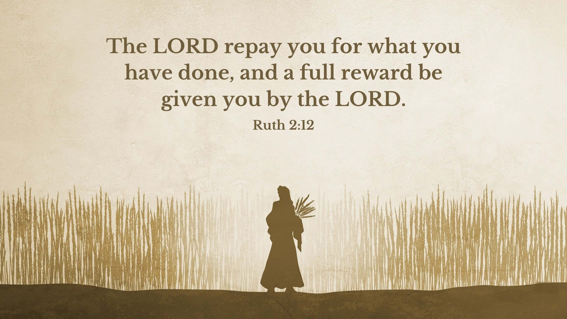 Biblical Quote Ruth212 Wallpaper