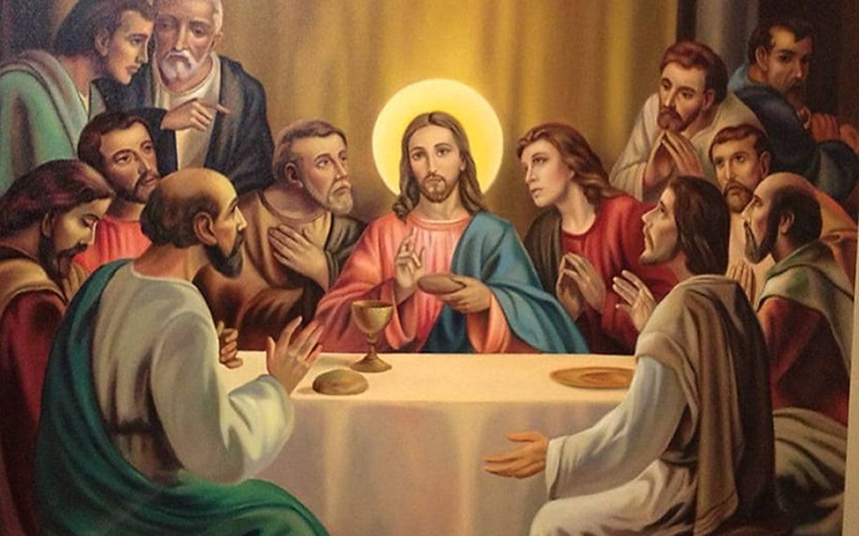 Biblical The Last Supper Wallpaper