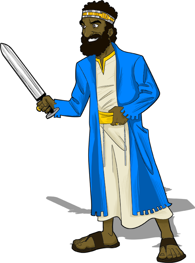 Biblical Warrior With Sword PNG