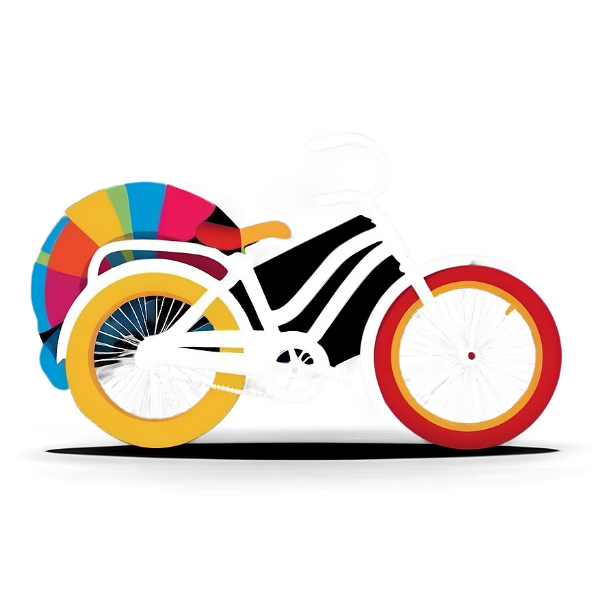 Bicycle Car Vector Silhouette Png Cps PNG