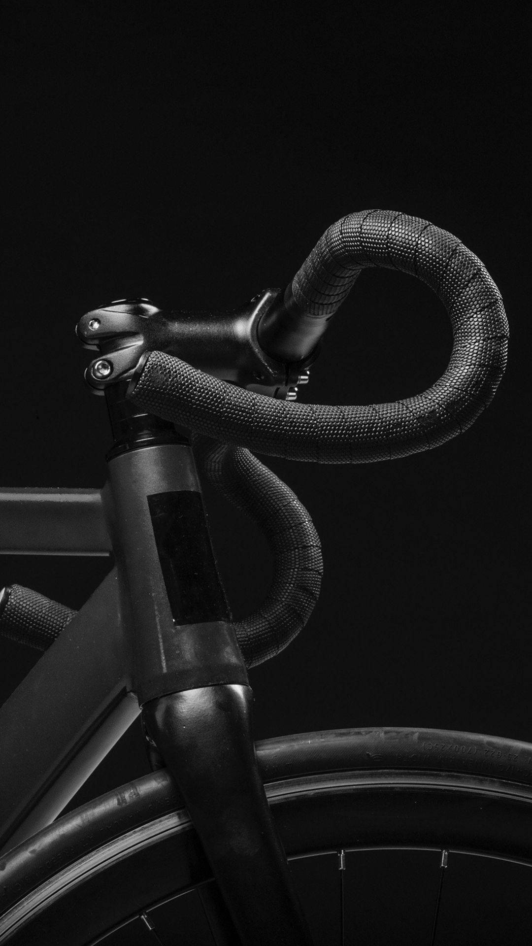Black Aesthetic Close Up Shot Bicycle Iphone Wallpaper