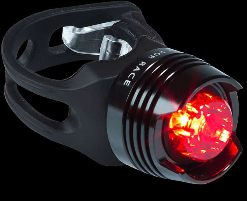 Bicycle Red Tail Light Illuminated PNG