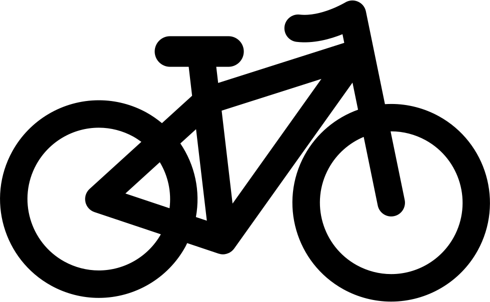Bicycle Silhouette Graphic PNG