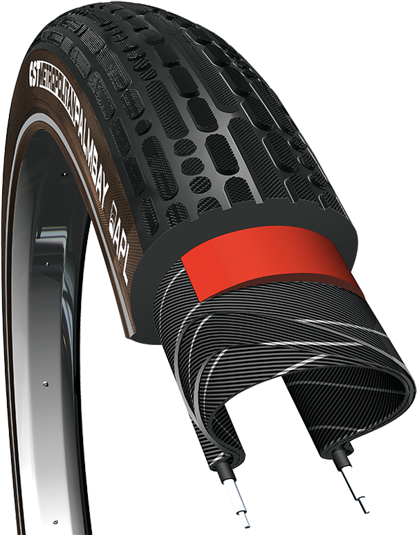 Bicycle Tire Profile View PNG
