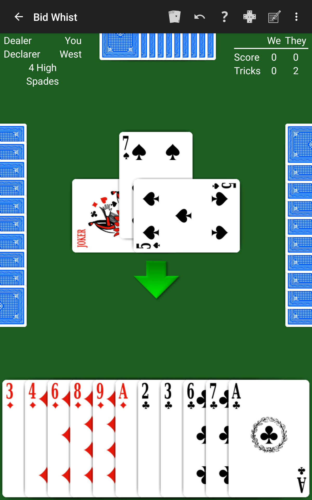 Bid Whist Card Game Screenshot Wallpaper