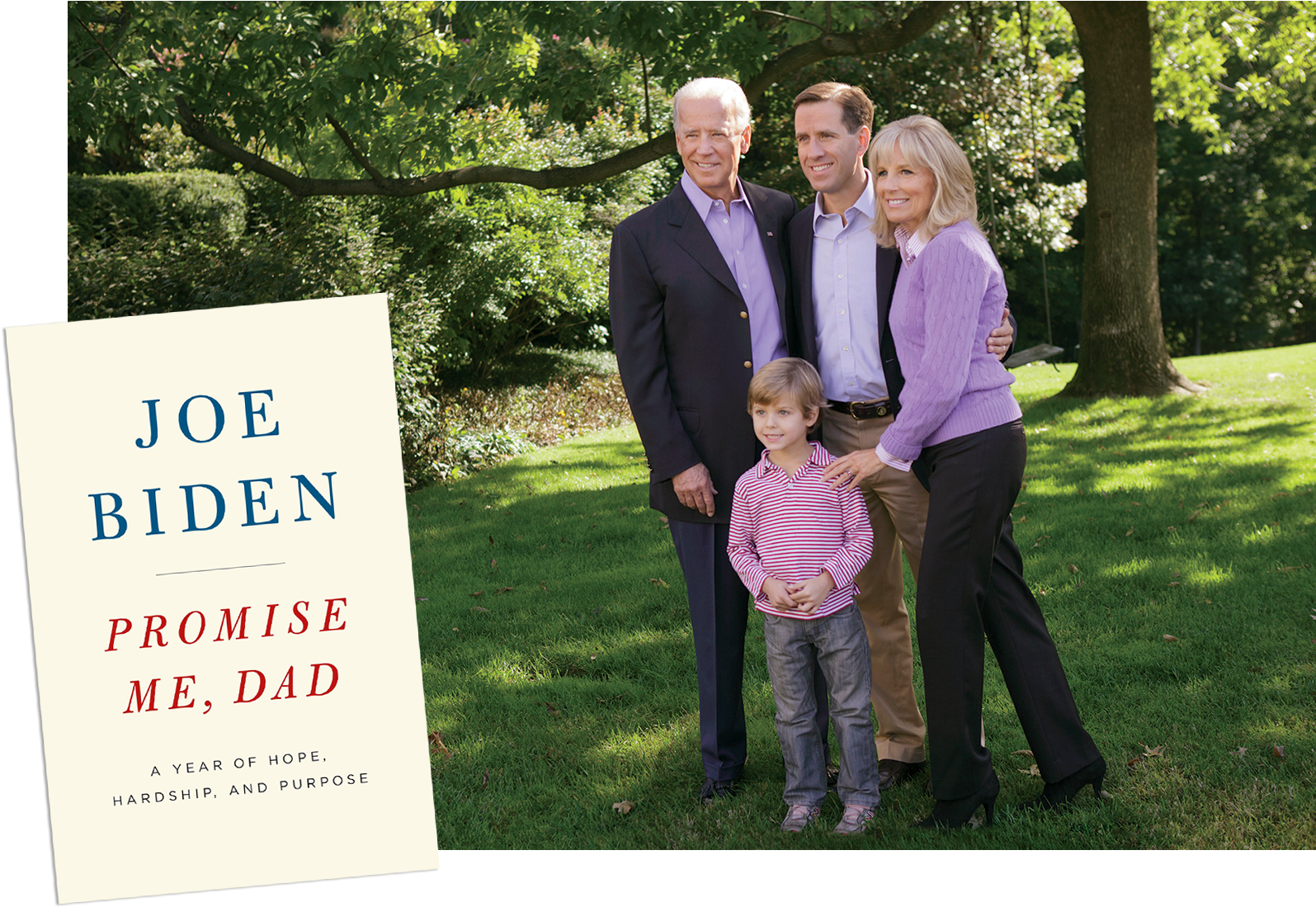 Biden Family Promise Me Dad Book Cover PNG