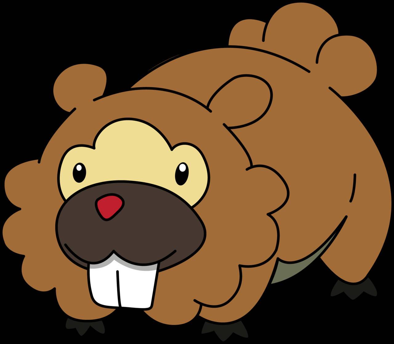 Bidoof On All Fours Picture