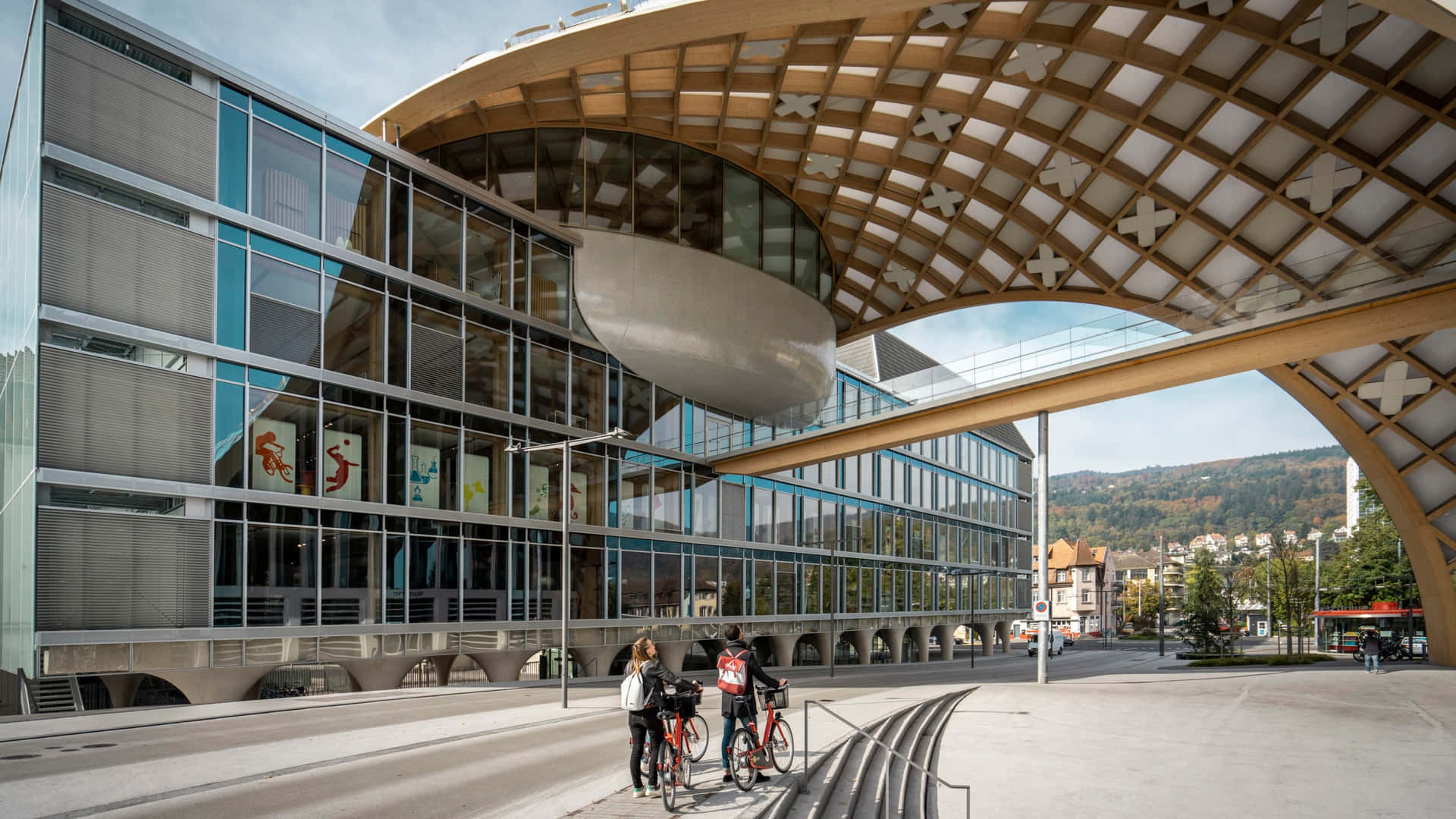 Biel Bienne Congress Center Architecture Wallpaper