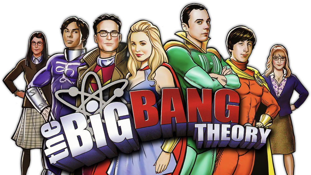 Big Bang Theory Cast Cartoon PNG