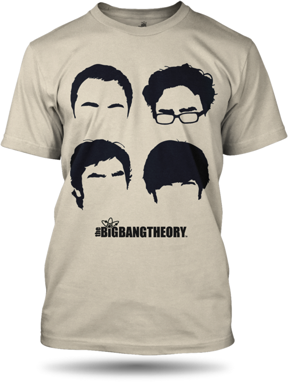 Big Bang Theory T Shirt Design PNG