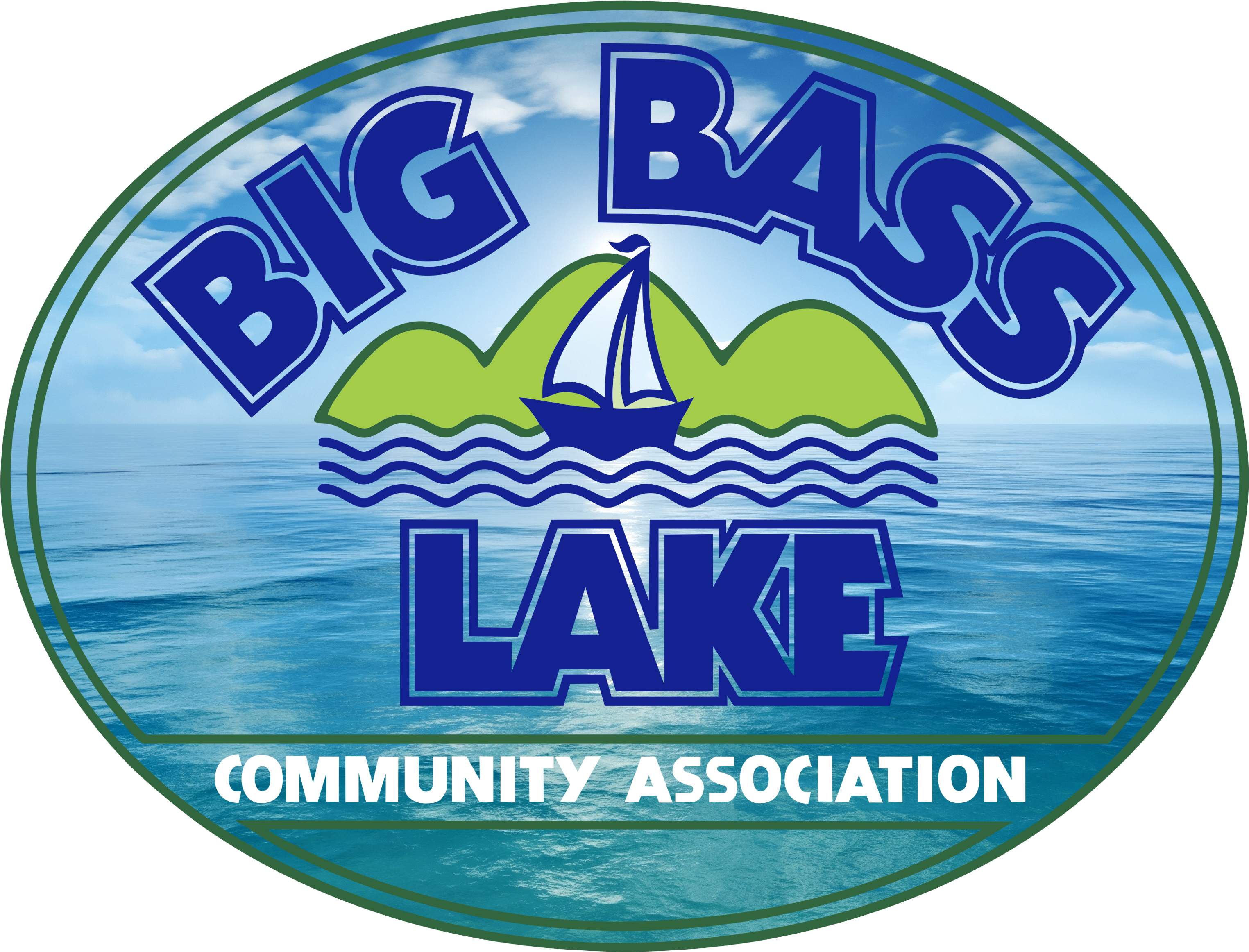 Big Bass Lake Community Association Logo PNG