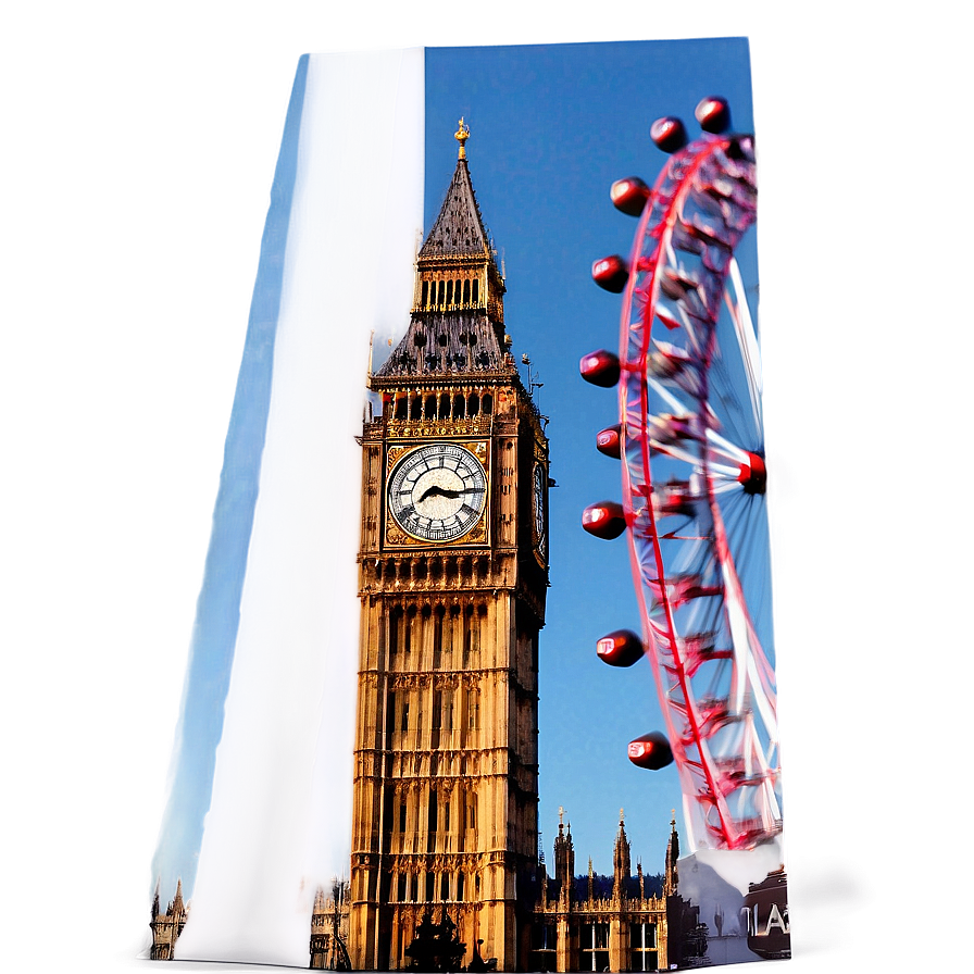 Big Ben And London Eye Png Dkc98 PNG