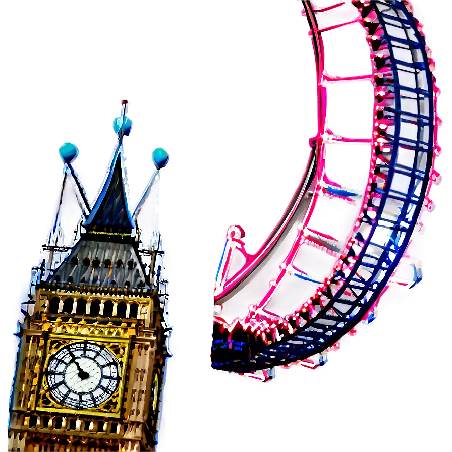 Big Ben And London Eye Png Krk38 PNG