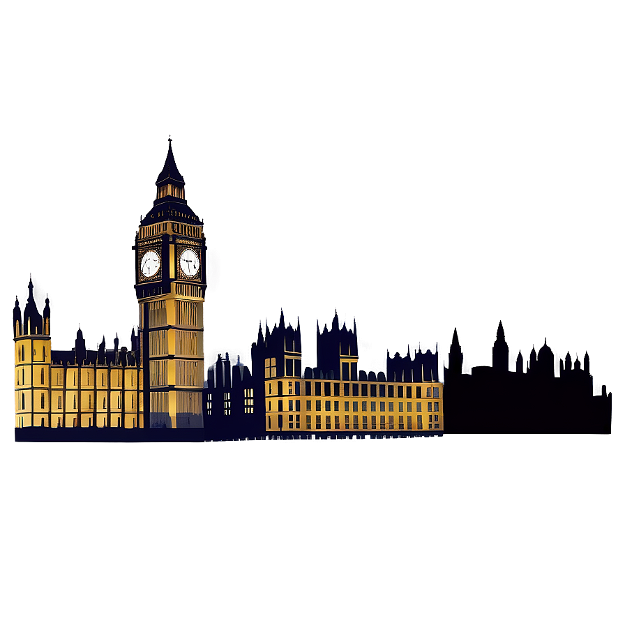 Big Ben And London Skyline Png Oma PNG