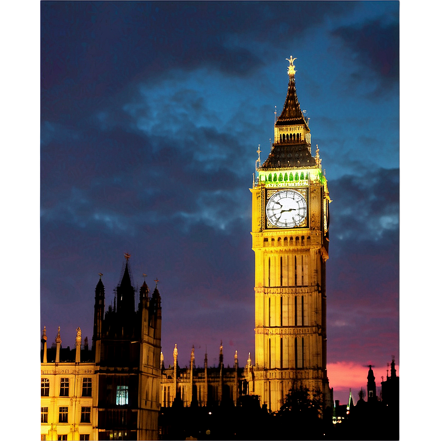 Big Ben At Dawn Png Btq PNG