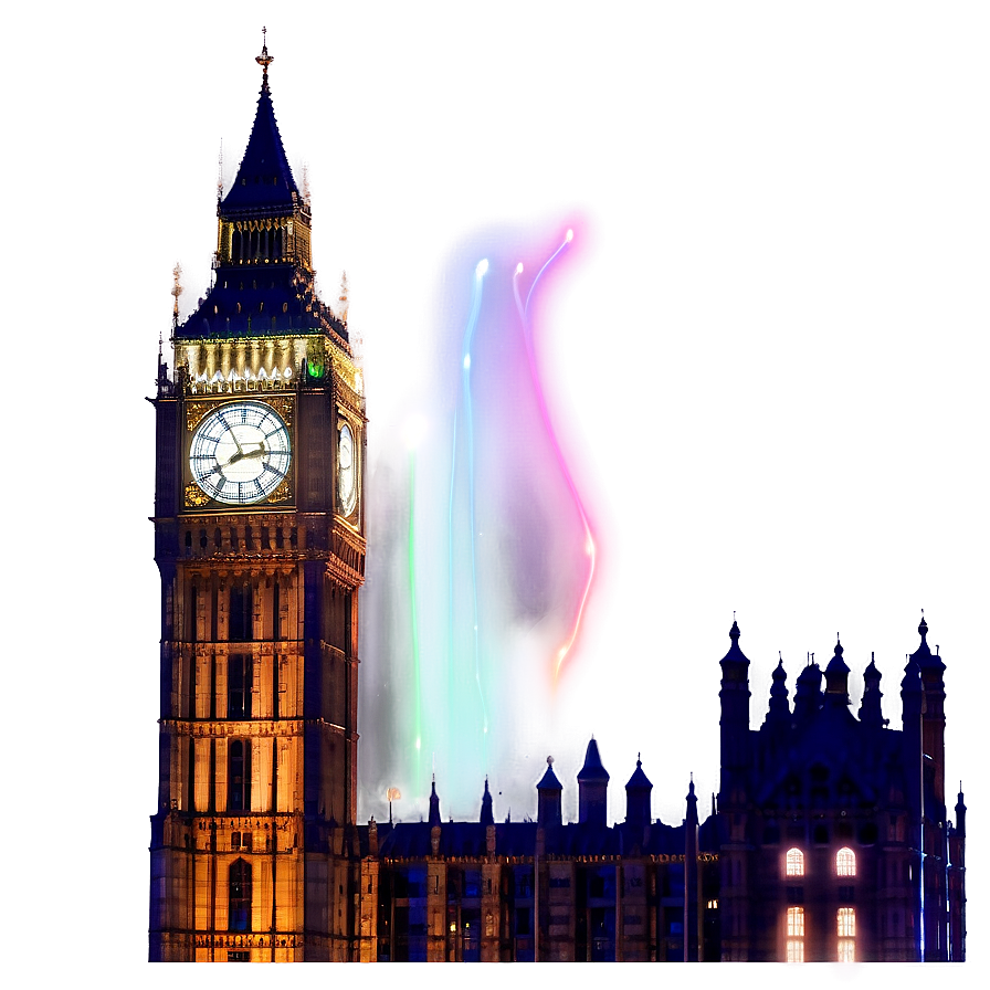 Big Ben At Night Png Rtg PNG