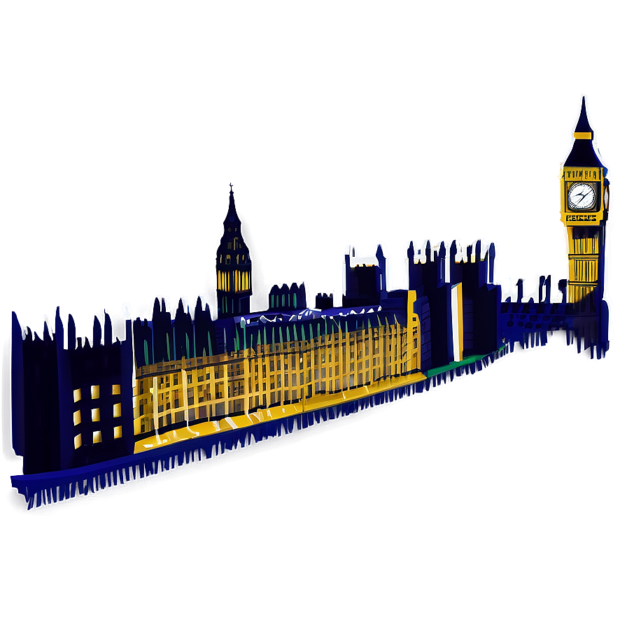 Big Ben Evening Skyline Png Oac89 PNG