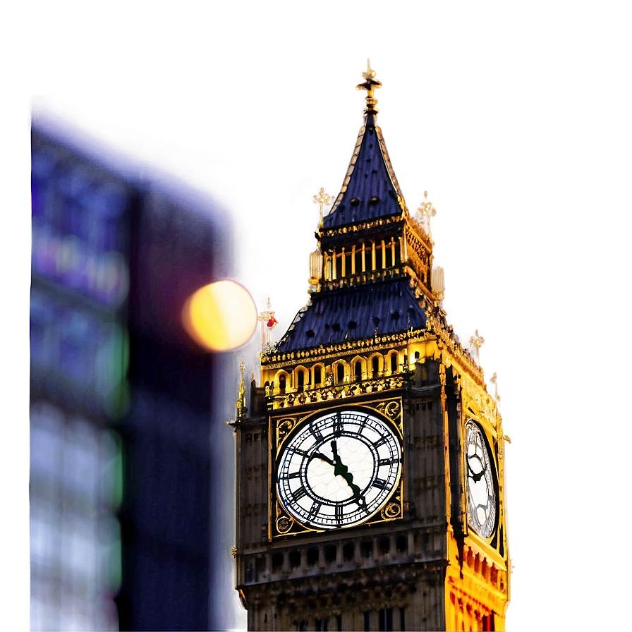 Big Ben Evening Skyline Png Ymt PNG