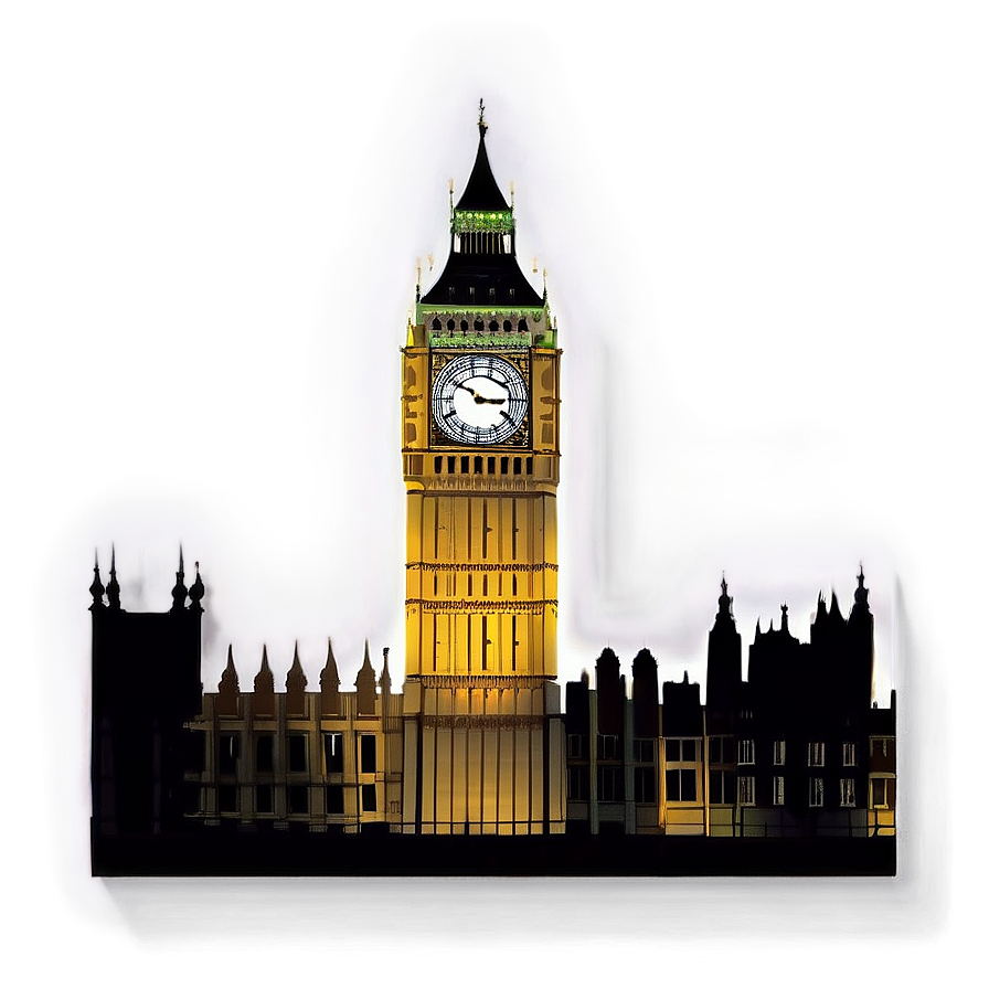 Big Ben In Fog Png 22 PNG