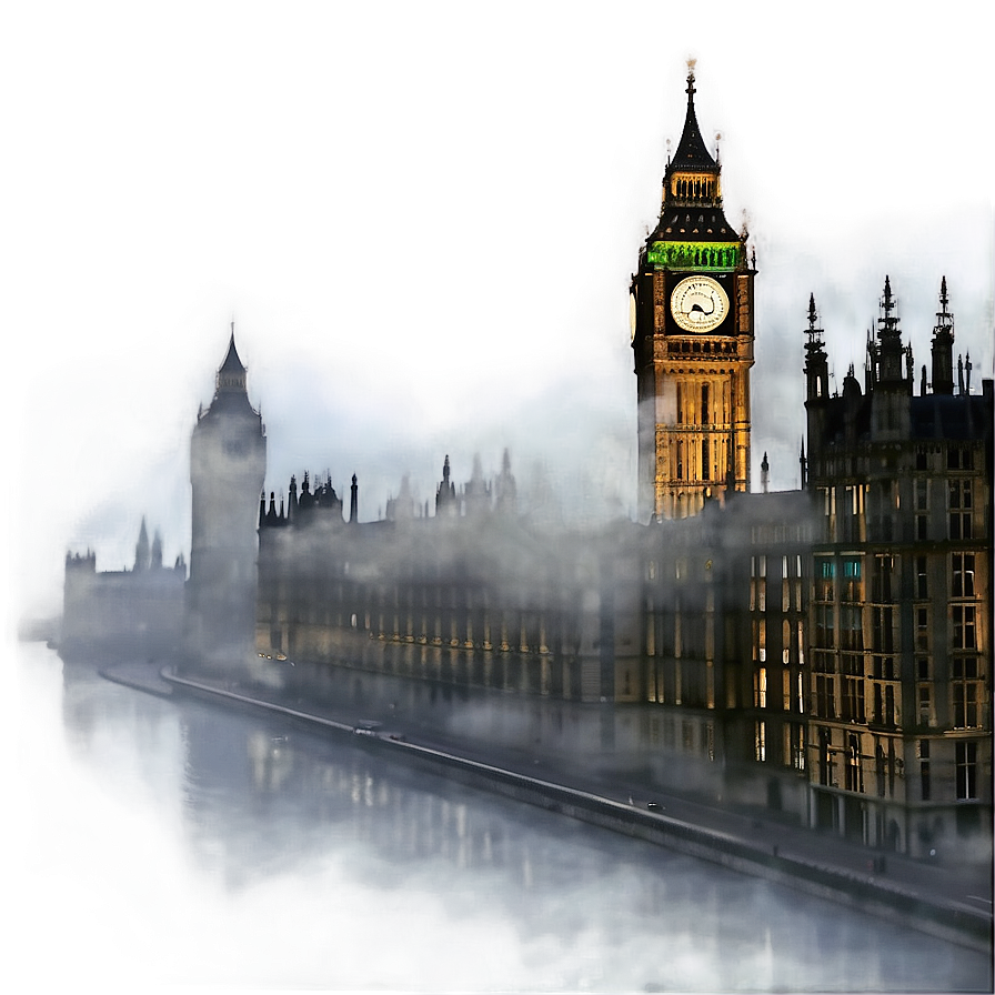 Big Ben In Fog Png Bdf5 PNG