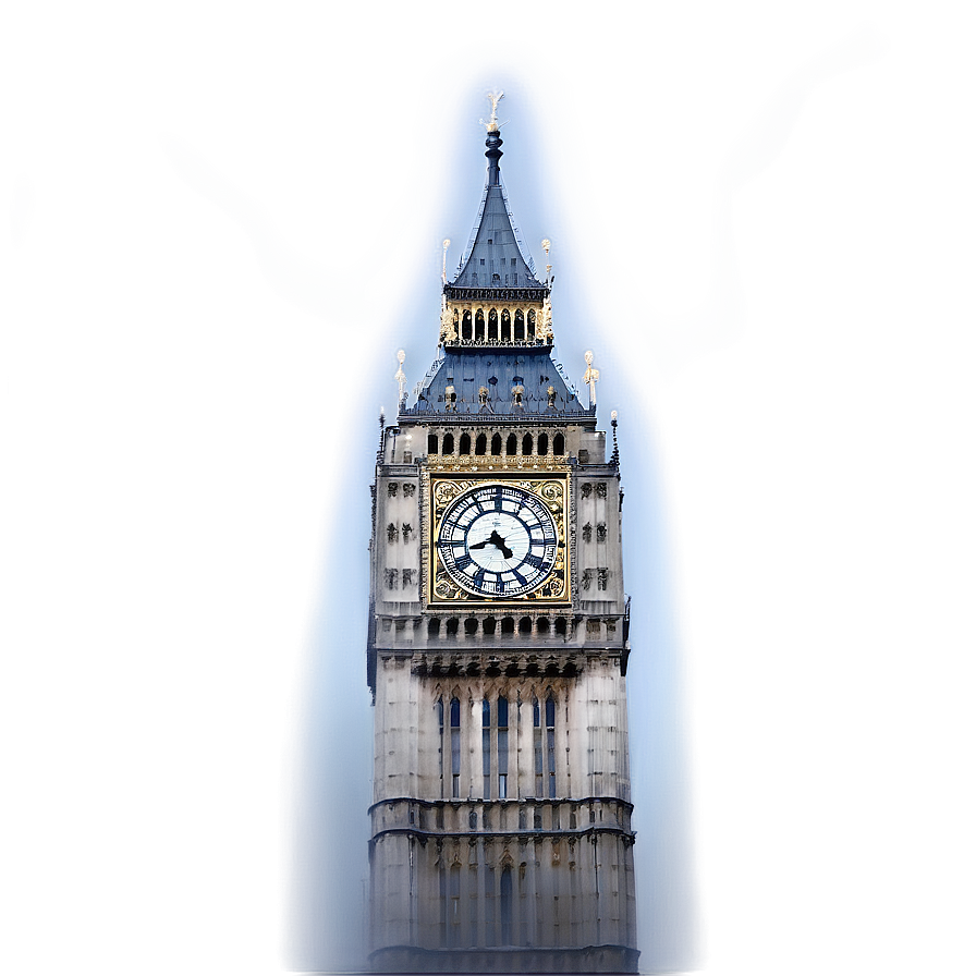 Big Ben In Fog Png Xbh PNG