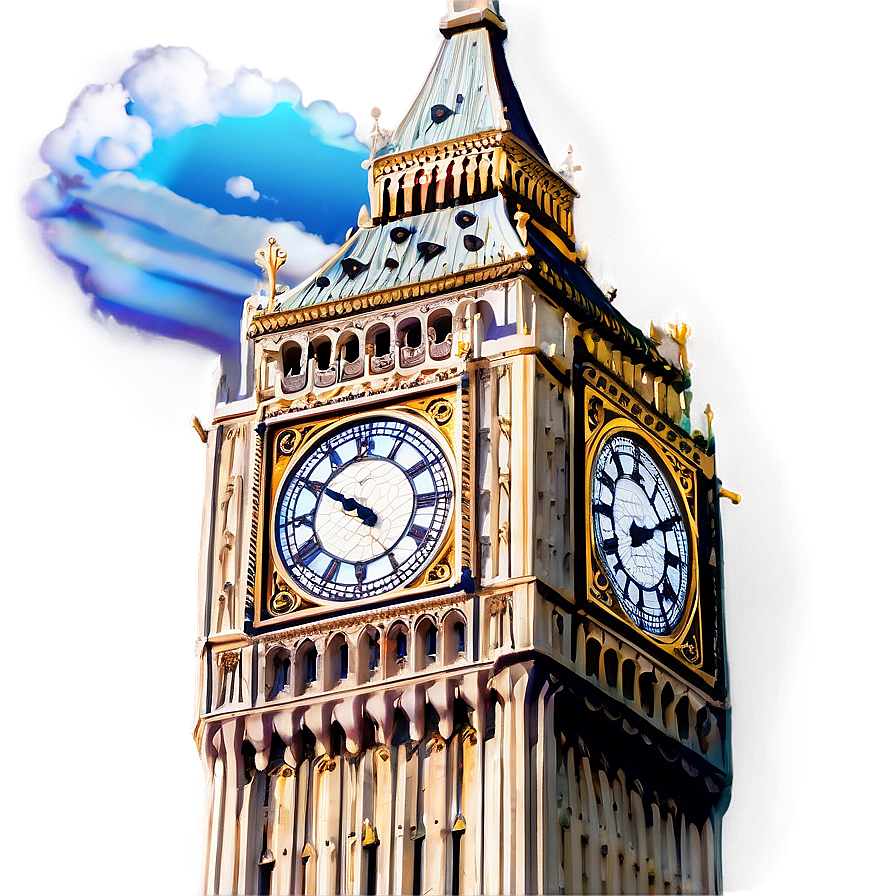 Big Ben Summer Time Png 96 PNG