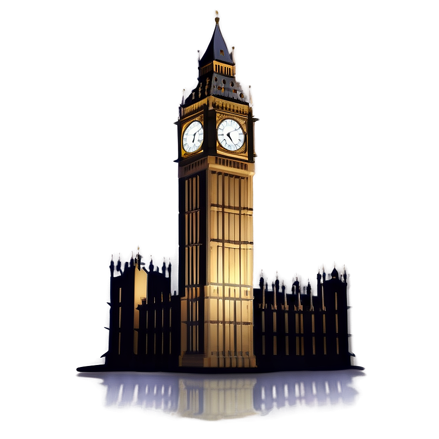 Big Ben Twilight View Png 06112024 PNG