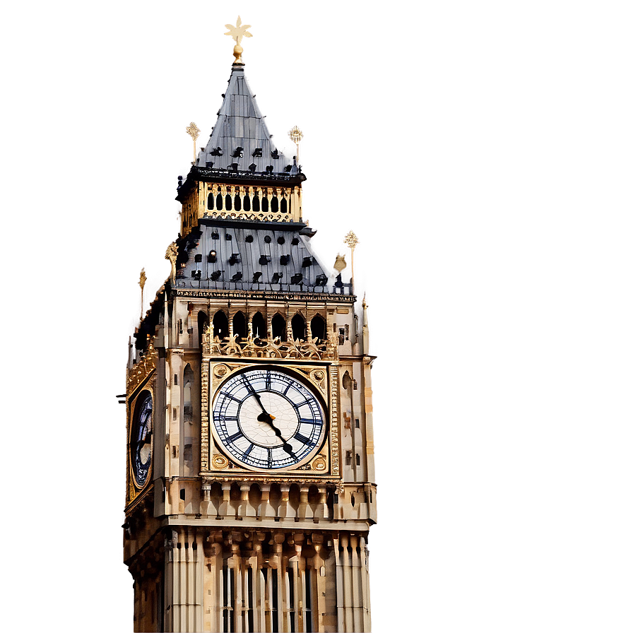 Big Ben Under Construction Png Mfp63 PNG