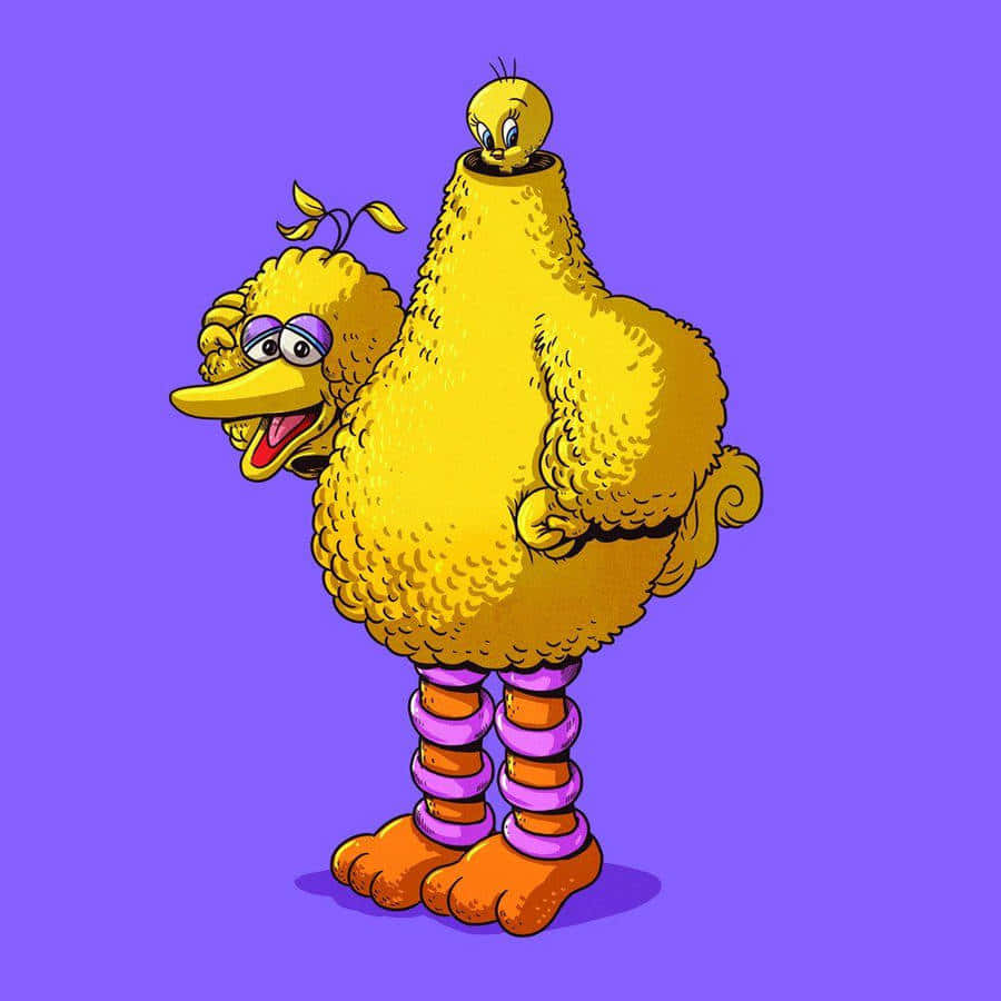 Meet Big Bird, the loveable and cheerful character of Sesame Street.