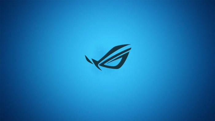 Big Blue Asus Rog Logo Wallpaper