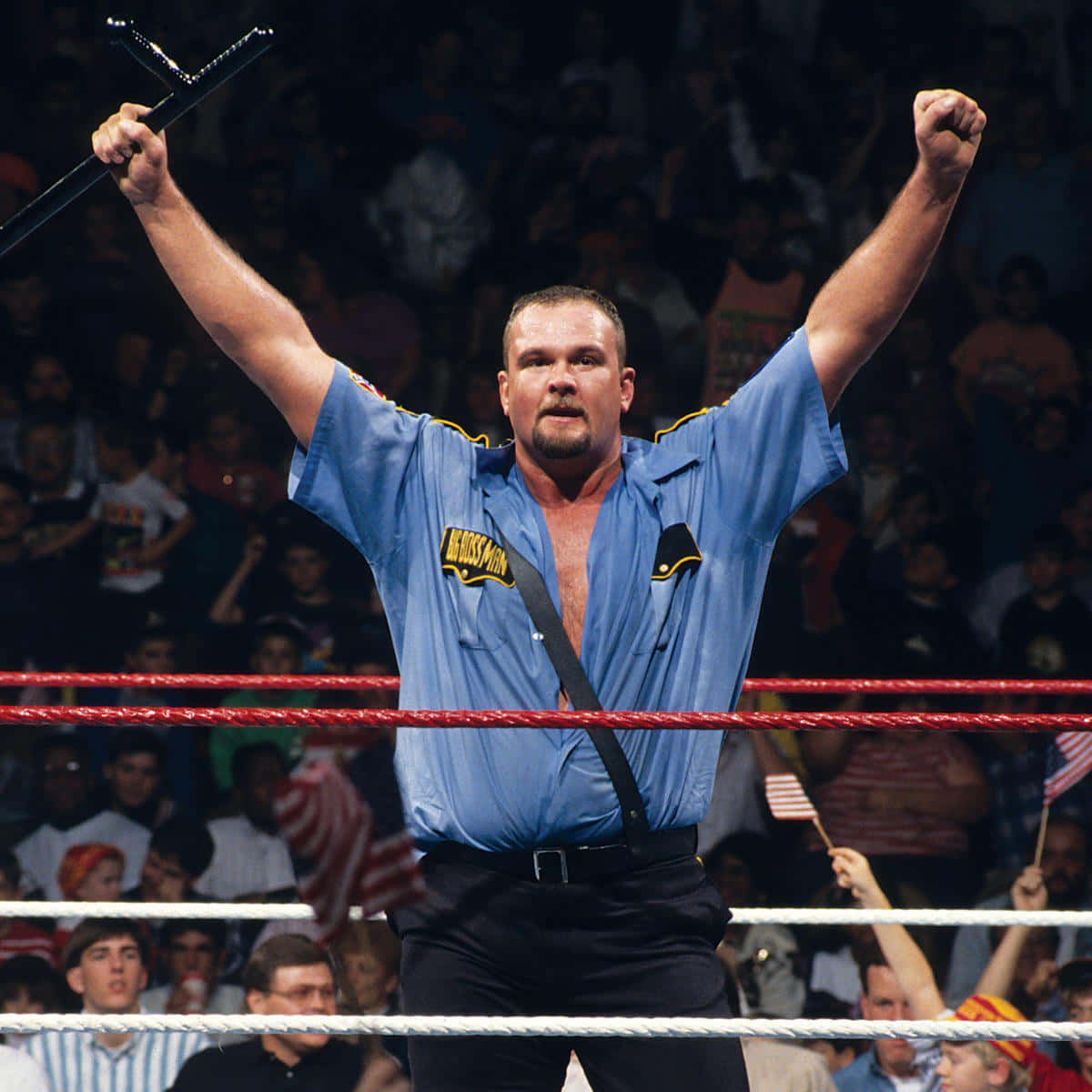 Big Boss Man Arms Up Picture