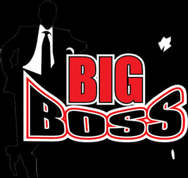 Big Boss Silhouette Graphic PNG