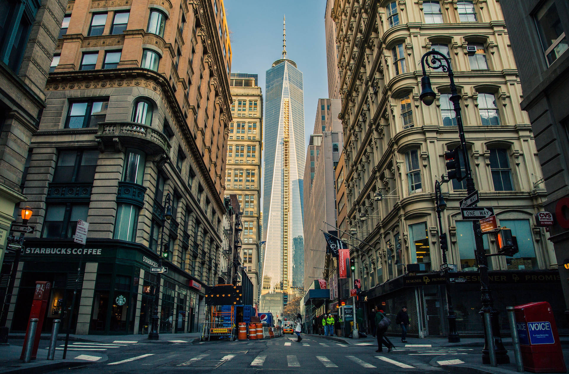 Store bygninger og World Trade Center Wallpaper