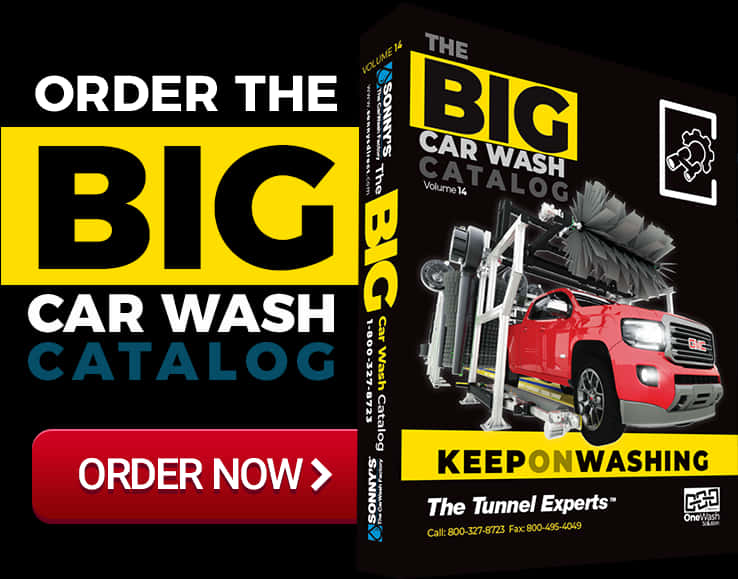 Big Car Wash Catalog Advertisement PNG