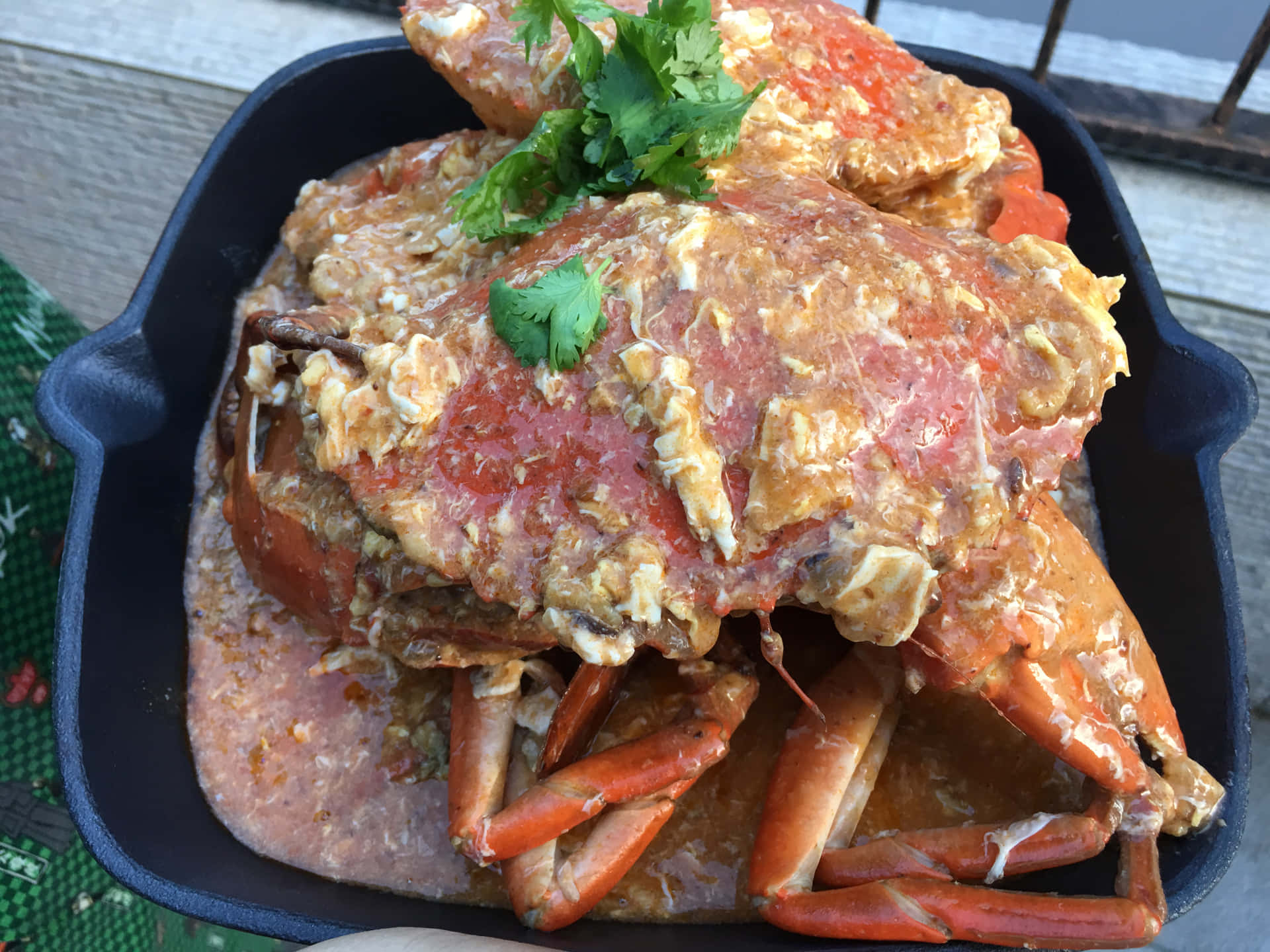 Big Chilli Crab Dish Wallpaper