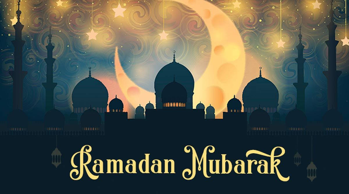 Lunacreciente Grande, Ramadan Mubarak. Fondo de pantalla